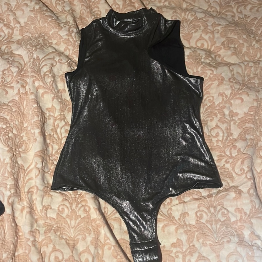 BCBG MAXAZIRA cutout bodysuit